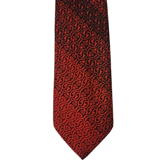 Wembley Other - Wembley Men's Tie 4"x53" Red Black Wemlon Fabric